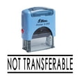 thumbnail image 1 of NOT TRANSFERABLE Self Inking Rubber Stamp Office Stationary Custom Shiny Stamp, 1 of 1