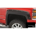 thumbnail image 2 of Bushwacker by RealTruck Pocket/Rivet Style Color-Matched Front & Rear Fender Flares | 4-Piece Set, Black, Smooth Finish | 40959-34 | Compatible with 2016-2018 Chevrolet Silverado 1500 w/ 5.8' Bed, 2 of 5