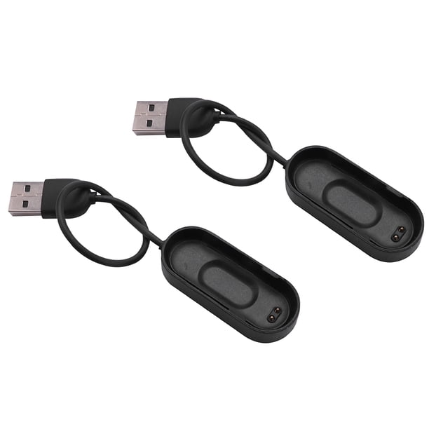 2X Cable de Carga USB para 4 Adaptador de Cargador de Línea de Repuesto Miband 4