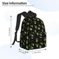 thumbnail image 4 of Lsque Bee Floral Classic Casual Backpack - Large Capacity Water-Resistant Backpack for School, Work, Travel, and Outdoor Activities, 4 of 8