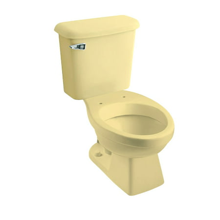 Peerless Pottery Madison 7160-05 Vitreous China Round Toilet Kit with 12-in Rough in Harvest (Best 10 Rough In Toilet)