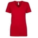 thumbnail image 1 of Next Level - Camiseta modelo Ideal con escote de pico para mujer (Rojo), 1 of 2