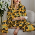 thumbnail image 6 of Naloa Hawaii Palms Pajamas for Women Set, Womens Pajama Sets, Lounge Sets for Women, 2pjs for Women-Large, 6 of 7