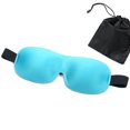 thumbnail image 1 of Sleep Eye Mask Adjustable 3D Contoured Cup Sleep Eyeshade Eye Cover with Pouch, 1 of 10