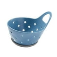 thumbnail image 4 of Cesta de frutas, colador de frutas, frutero con asa, bol decorativo para escurrir Azul, 4 of 9