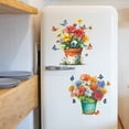 thumbnail image 4 of Pegatinas de pared con diseño de flores para dormitorio, sala de estar, decoración del hogar, decoración de aulas, decoración de pared, Halloween, para interiores, 4 of 7