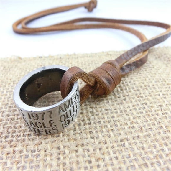 QUMIIRITY Accesorio De Joyería Para Con De Cuero Y Colgante En Estilo Casual