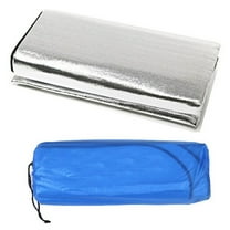 Toyvian Folding Camping Mat with Aluminum Foil Material and Carry Bag for Outdoor Sleeping and Sitting