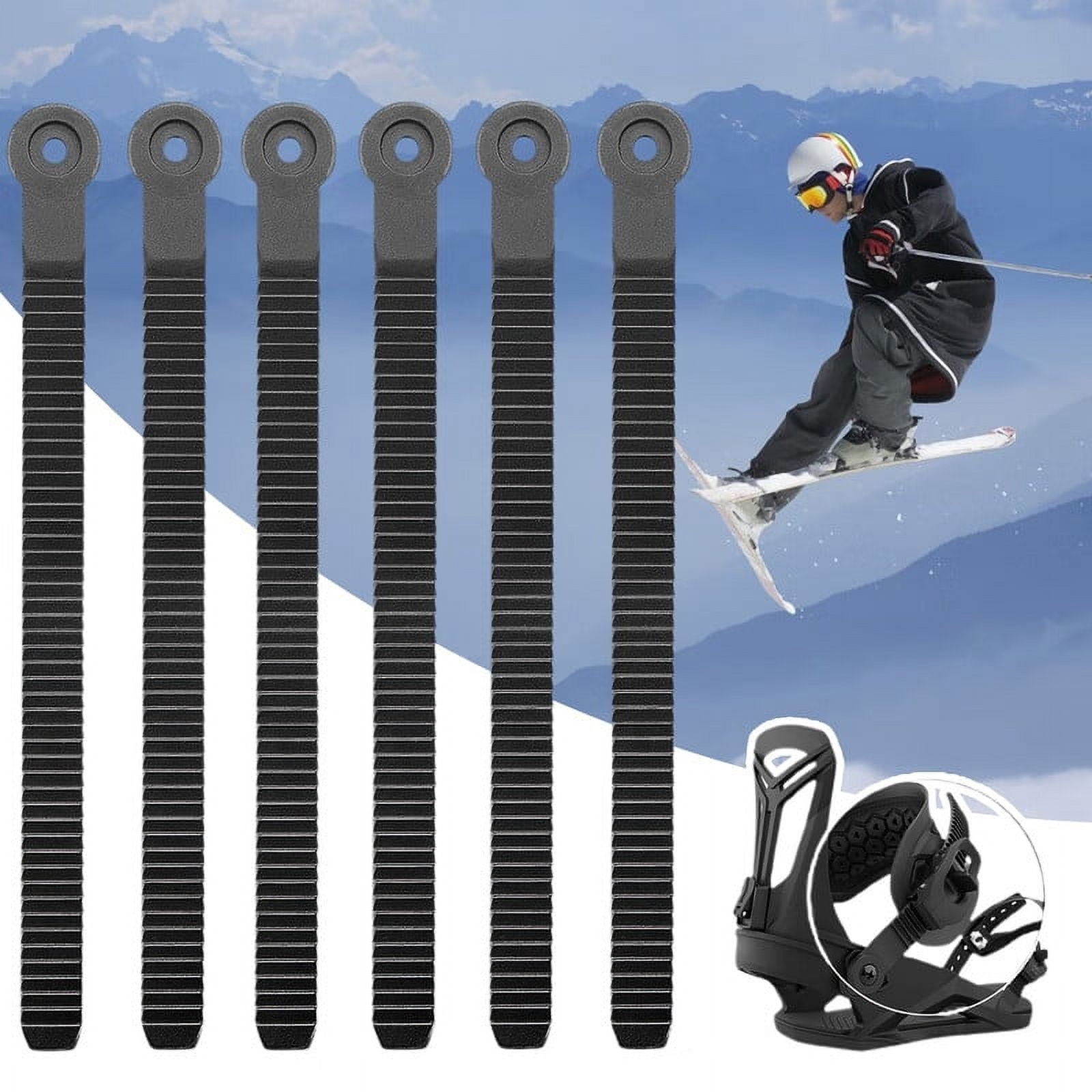 Flux Snowboard Bindings - Ankle Ladder Straps