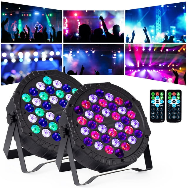 Luces de escenario DJBoomy 36 DJ LED Par Light RGB para fiestas