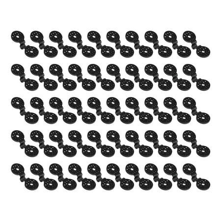 

Kwlinmg Fixing Clips Shade Cloth Plastic Clips Windproof Awning Clips Greenhouse Shade Cloth Fixing Clips Tent Clip Accessories For Garden Net Shade Net (Black 50pcs)