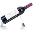 thumbnail image 1 of Stainless Steel Wine Rack Single Wine Bottle Holder Rack Display (Silver), 1 of 8