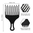 thumbnail image 1 of Plastic Wide Hair Pick Comb Hair Pick Comb Afro Hair Comb Hairdressing Styling Tool, 1 of 7