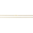 thumbnail image 3 of Floreo 10k Tri-Color Gold 2.5mm Valentino Heart Link Chain Bracelet or Anklet, 3 of 5