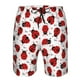 thumbnail image 3 of Balery Ladybug And Heart Traje de Baño Estilo Hawaiano para Hombre, Shorts de Secado Rápido con Bolsillos-Medium, 3 of 6