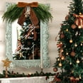 thumbnail image 4 of ZCSKFIN Artificial Christmas Mailbox Wreath with Velvet Bow and Bells, Decorative Garland for Door, Wall, Window, and Stairway, Festive Holiday Accent for Indoor and Outdoor Home Decor, 4 of 7