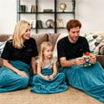 thumbnail image 6 of Cozy Sleep XS Full Body Hooded Cozy Plush Wrap Sleep Bag for Deeper Restful Nights, 6 of 10