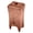 Transparent Coffee, variant on BIMZUC Cotton Pad Dispenser Sturdy ABS Transparent Dustproof Easily Accessible Holder 7.09 in / 18 cm Gray