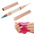 thumbnail image 4 of Stylo à Pointer, Double Extrémité Manucure Stylo à Pointer Pointe de Cire en Acier Inoxydable Acrylique Confortable pour Différentes Tailles Types Strass, 4 of 8