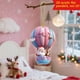 thumbnail image 3 of Christmas Santa Hot Air Parachute 2D Acrylic Car Key Chain Pendant Holiday Decorations Props, 3 of 3
