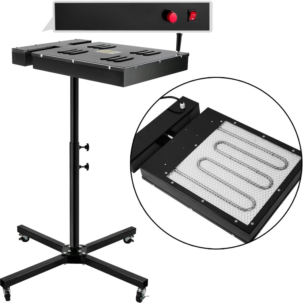 VEVOR Flash Dryer 16x16Inch 1700W Flash Dryer for Screen Printing with