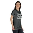 thumbnail image 2 of Inkmeso Keep Calm And Get Vaccinated Funny Pro Vaccine Crew Neck T-shirt For Womens, 2 of 8