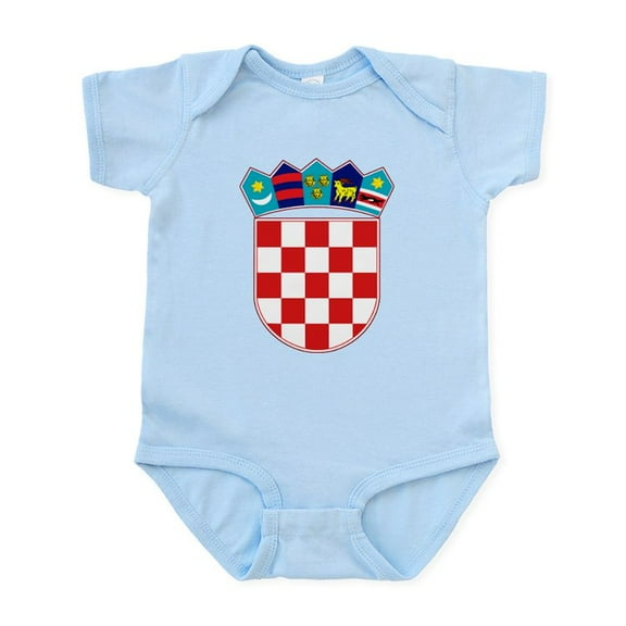 CafePress - Croatia Hrvatska Emblem Infant Bodysuit - Baby Light Bodysuit, Size Newborn - 24 Months