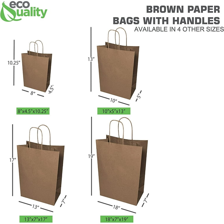 8.5 x 11 Newsprint Design Paper Merchandise Bag Retail Shopping