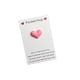 thumbnail image 1 of Cristales para Joyería Haciendo Tarjeta de Regalo en Forma de Corazón con Diseño de Cristal 9x6cm Tarjeta de Papel Verde para Cumpleaños, Vacaciones, Tarjetas de Regalo ️, 1 of 6
