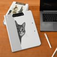 thumbnail image 5 of FORMRS A4 Clipboard Folder with Pen Holder Horizontal Foldable School Office Binder, Black Cute Cat, 5 of 9