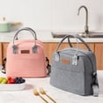 thumbnail image 3 of Bolsa de almuerzo de tela Oxford, bolsa de hielo para exteriores, bolsa de aislamiento portátil gruesa, bolsa de comida, bolsa de comida para llevar, bolsa de almuerzo, 3 of 5