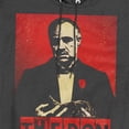 thumbnail image 2 of Godfather The Don Pop Art Unisex Adult Pull-Over Heather Hoodie, Black Heather, Medium, 2 of 4