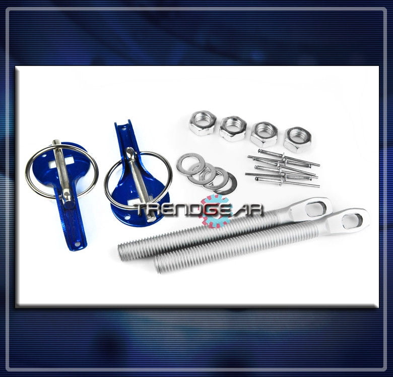 HOOD PIN LOCK KIT BLUE FOR 240SX ALTIMA MAXIMA SENTRA IMPREZA CELICA MATRIX