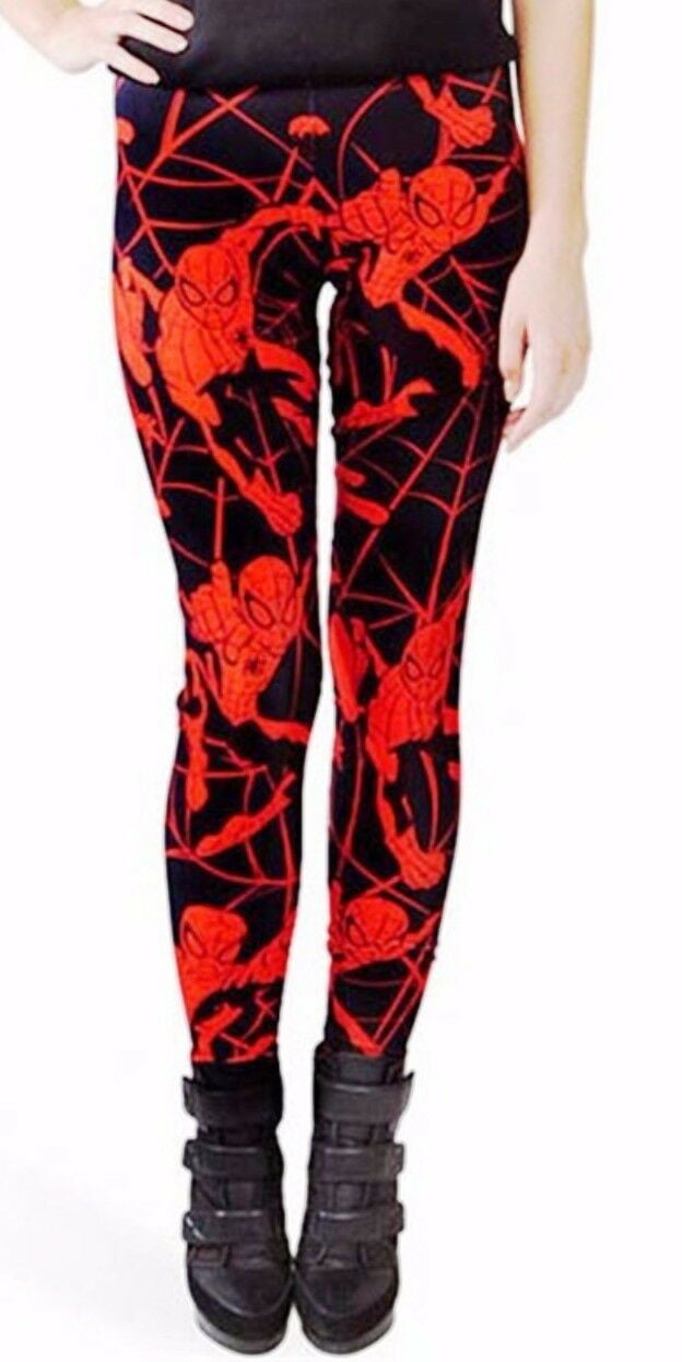 Womens spiderman leggings Clearance