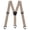 Beige, variant on Hidden Suspenders for Men Heavy Duty Work Under Y Back Suspender Clothes 1.5 Inches with 3 Snap Loop