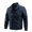 Dark Blue, variant on Lolmot Jackets for Men Casual Stand Collar Full Zipper Pocket Solid Color Coat Lightweight Baseball Sports Cargo Jackets
