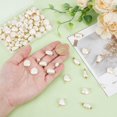 thumbnail image 3 of 90 conectores colgantes de perlas, 3 estilos, cuentas barrocas blancas, colgantes de perlas cultivadas naturales con bucles dorados., 3 of 6