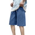thumbnail image 3 of Men’s Outdoor Casual Denim Shorts Everyday Fashion Bottoms, 3 of 8