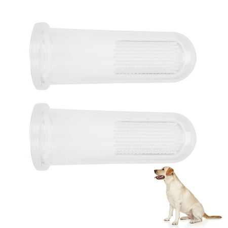 Lafgur Pet Finger Brosse A Dents En Silicone Chiot Chat Et Chien Couverture De Doigt Brosse