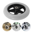 thumbnail image 1 of FONWILYO 2Pcs Solid Tire Walker Replacement Wheels Compatible with Drive Wheelchairs and Front Caster Assembly, 1 of 7