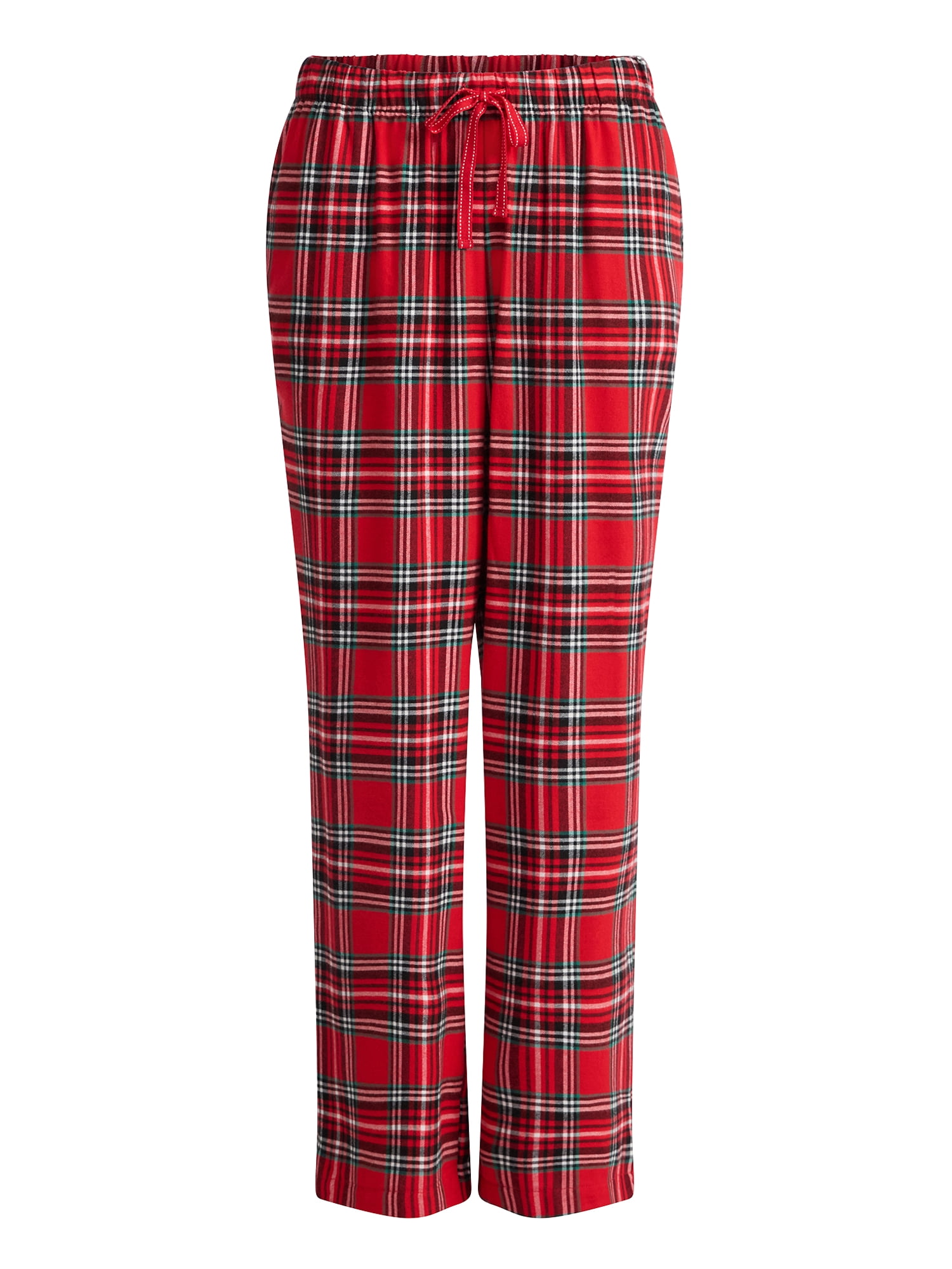 Joyspun Women's Flannel Sleep Pants, 30'' Inseam, Sizes XS-3X