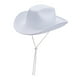 thumbnail image 2 of Sombrero de Vaquero Yinane Blanco para Adultos Sombrero de Jazz para el Sol, 2 of 8