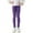 Purple, variant on Kids Girls Soft Leggings Long Pants Children's Solid Color Fashion Leggings