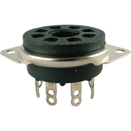 Chassis Top - Vacuum Tube Socket, 8 Pin / Octal, Top Chassis Mount By AmplifiedParts