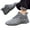 Grey, variant on Mens Sneakers Lace Up Suede Running Shoes Workout Gym Jogging Walking Tennis Shoes