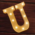thumbnail image 1 of Luces LED de letras para marquesina, 26 letras del alfabeto iluminadas, letrero con números para bodas, fiestas de cumpleaños, lámpara de Navidad a pilas, luz nocturna, decoración de bar para el hogar, 1 of 5