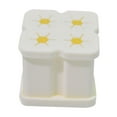 thumbnail image 3 of 2x Soporte Para Cabezal De Cepillo De Dientes, Soporte De Silicona Para Cepillo De Dientes Para Tocador, Baño, Viaje, Beige, 4 Rejillas, 3 of 10