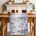 thumbnail image 2 of Table Runner 72 Inches Long for Kitchen Dining, Purple Eucalyptus Leaves Dresser Scarf Farmhouse, Dining Table Decorations for Wedding/Parties, Watercolor Spring Summer Botanical 13 x 72 In, 2 of 8