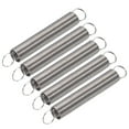 thumbnail image 1 of Unique Bargains 1mmx12mmx90mm Extended Compression Spring,2.9Lbs Load Capacity,Silver,Pack of 5, 1 of 5
