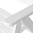 thumbnail image 5 of WestinTrends Malibu HDPE Adjustable Highback Folding Patio Dining Chair, White, 5 of 15